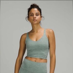 Lululemon Athletica Align Tank Top Bra Green Sports Bra | Size L